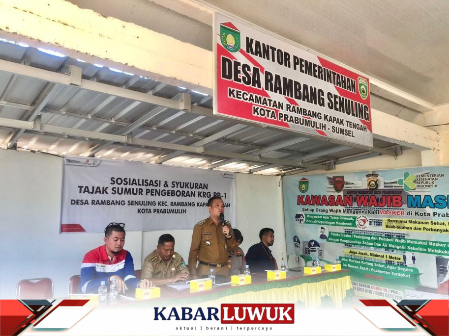 Pertamina EP Limau Field Gelar Sosialisasi dan Syukuran Tajak Sumur Pengeboran KRG PB-1