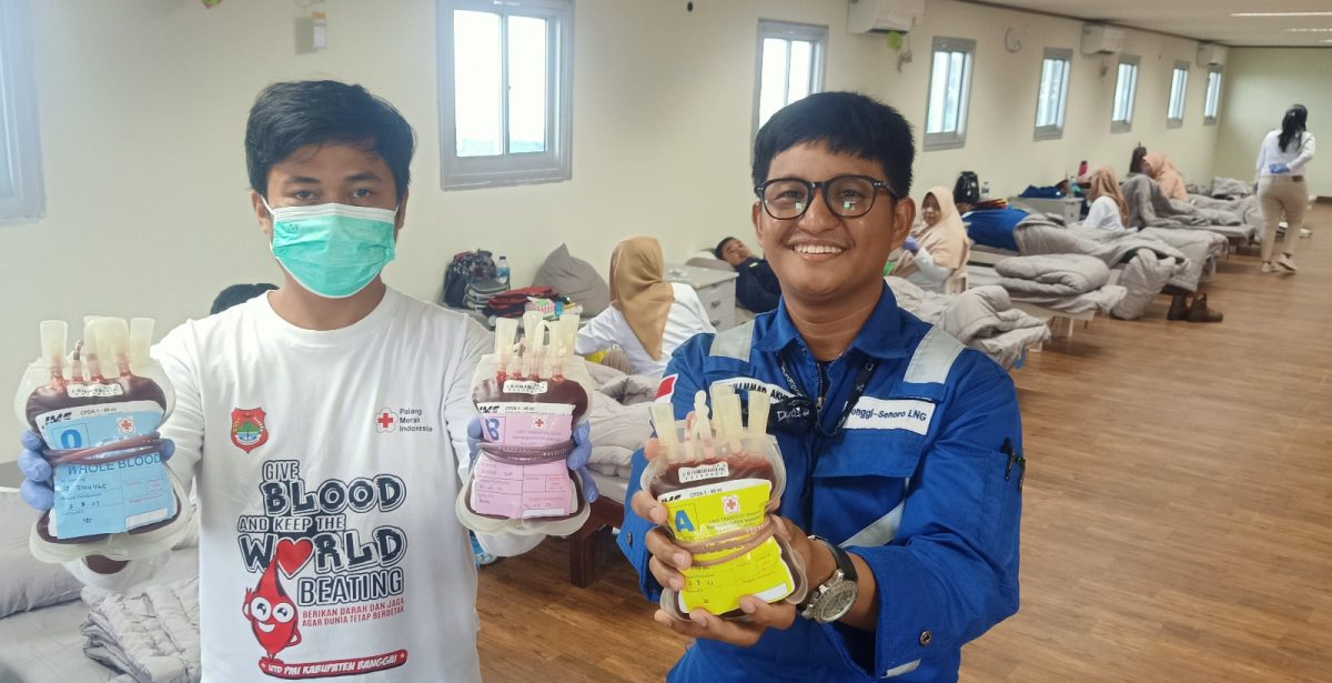 DSLNG Kembali Donorkan 246 Kantong Darah