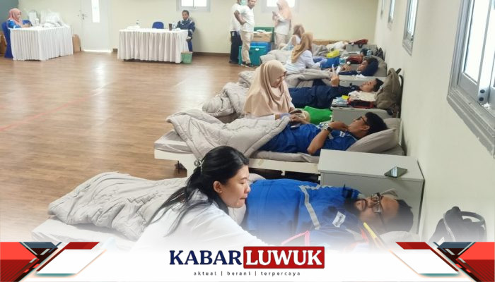 DSLNG Kembali Donorkan 246 Kantong Darah