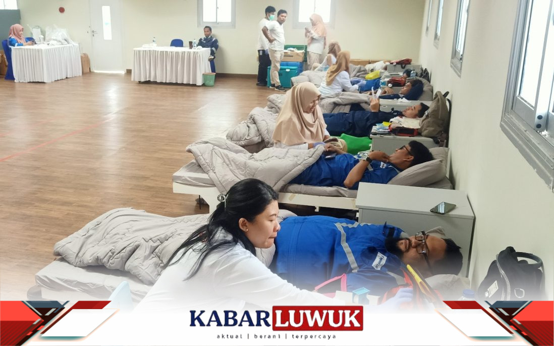 DSLNG Kembali Donorkan 246 Kantong Darah