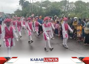 Gerak Jalan SD Meriahkan Peringatan Hari Kemerdekaan RI ke-78 di Kabupaten Banggai