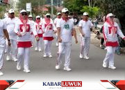 Ketua DPRD Banggai Pimpin Lomba Gerak Jalan HUT RI Ke 78