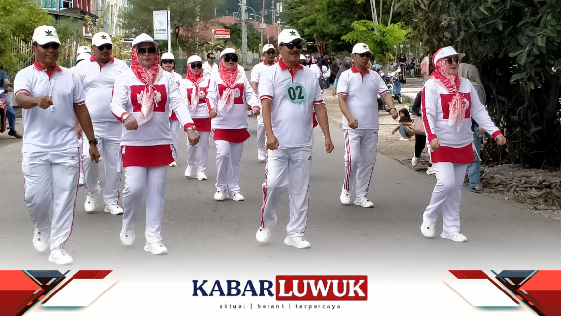 Ketua DPRD Banggai Memimpin Langsung Lomba Gerak Jalan Semarakkan Perayaan HUT Kemerdekaan RI ke-78”