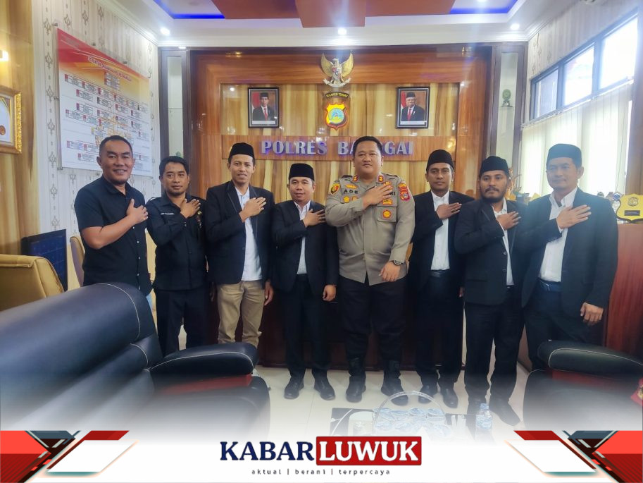 Kapolres Banggai Terima kunjungan Komisioner KPU Banggai