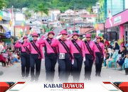 Juara Kedua Lomba Gerak Jalan : Bhayangkari Cabang Banggai Berjaya