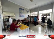 Antusias Warga Binaan Lapas Kelas IIB Luwuk Mencari Bahan Bacaan di Perpustakaan