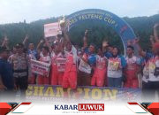 SPBU Kompak Liang Juara Final Kades Peling Tengah Cup I  Turnamen Sepak Bola