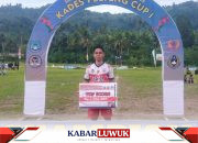 Eky Akrianto Top Scorer Kades Pelteng Cup 2023