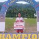 Eky Akrianto Raih Top Score Semi Open Turnamen Kejuaraan Sepak Bola Kades Pelteng Cup I 2023