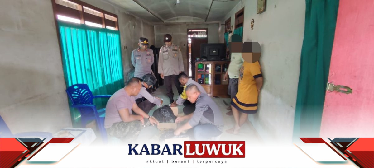 Biang Masalah, Polsek Kintom Sita 60 Kantong Cap Tikus