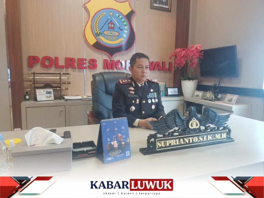 Kepala Kepolisian Resort Kabupaten Morowali, AKBP Suprianto, S.IK MH