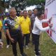 Bupati Banggi Ir. Amiruddin, MM Saat meresmikan Pasar NKRI KM 8 Luwuk selatan
