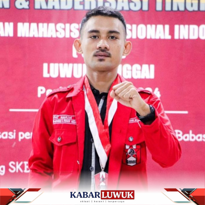 Rifat Hakim, Ketua Cabang Gerakan Mahasiswa Nasional Indonesia (GMNI) Banggai,