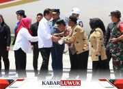Gubernur H. Rusdy Mastura Sambut Hangat Kedatangan Presiden Jokowi di Palu