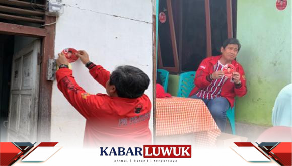 Ketua DPC PDI Perjuangan Kabupaten Banggai Sosialisasikan Calon Presiden Ganjar Pranowo