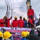 Ribuan pekerja PT Wanxiang berkumpul untuk menuntut kesejahteraan yang lebih baik dan kepastian atas hak-hak mereka berdasarkan Peraturan Pemerintah (PP) nomor 35 tahun 2021