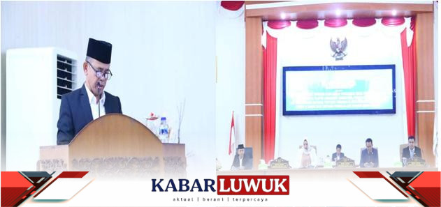Sidang Paripurna Persetujuan Bersama Rancangan KUPA serta PPAS-P Kabupaten Banggai Laut T.A 2023
