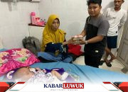 PK IMM FH UMLB Serahkan Donasi kepada Pasien  Yang Mengidap Penyakit Aidrosefalus