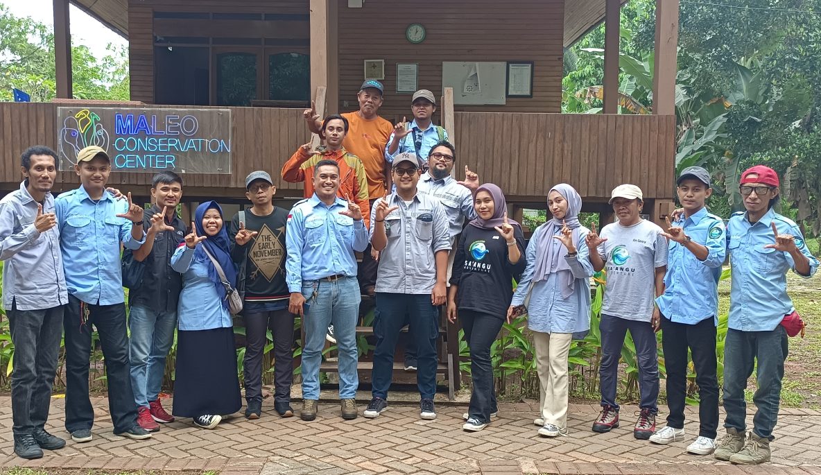 Komunitas Sa'angu Adventure Kunjungi Pusat Konservasi Maleo DSLNG