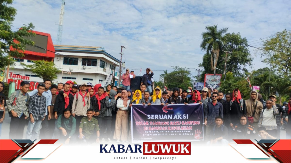 Ancam Ekosistem, Tolak, Tambang Batu Gamping, Kabupaten Bangkep, Salakan, Karst, Pulau Peling,