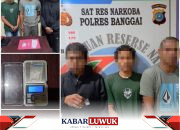 Sat Narkoba Polres Banggai Berhasil Tangkap Tiga Pemuda Terkait Narkoba