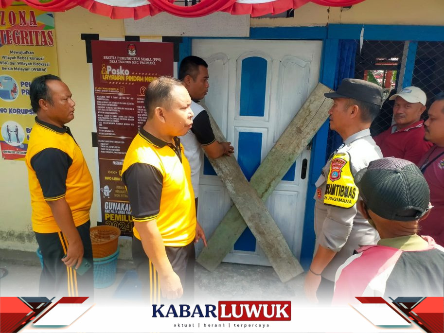 Gerak Cepat, Polsek Pagimana Berhasil Mediasi Penyegelan Kantor Desa Tal