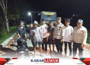 Polisi Bubarkan Anak Muda Miras di Bendungan Singkoyo Toili