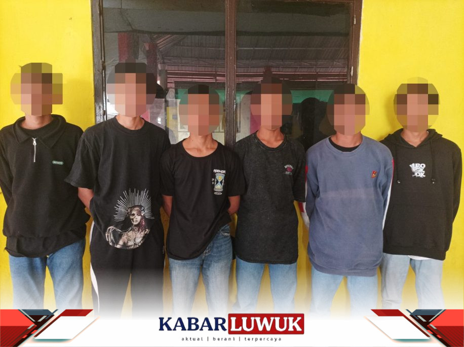 Pemuda Pelaku Pemalakan di Luwuk Timur Diamankann di Mapolsek Luwuk