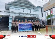 Polres Banggai Gelar Bakti Sosial Donor Darah HUT Lalu Lintas Bhayangkara ke-68