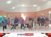 Pemdes Tolulos Salurkan Bantuan Bibit Kacang Tanah dan Ubi Untuk Pemberdayaan Petani