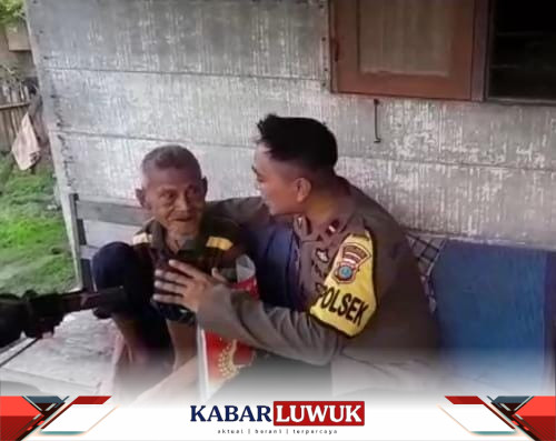 Kapolsek Bulagi Bagikan 75 Paket Sembako Pada Janda Tua, Lansia & Orang Sakit