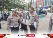 Satuan Lalulintas Polres Banggai Rutin Gelar Apel Pagi dan Pemeriksaan Ketat Anggota