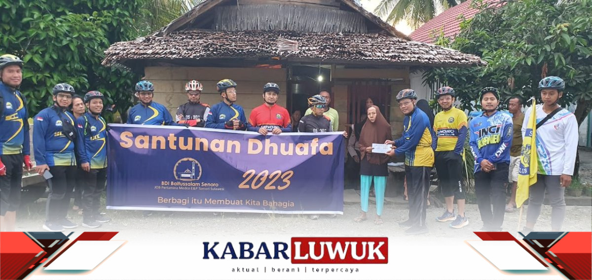 Pekerja Muslim JOB Tomori Beri Santunan, Awali Rangkaian program Santunan Dhuafa BDI 2023