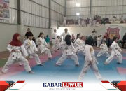 PENGCAB INKAI Banggai Sukses Uji 150 Peserta Karate di Gedung SSC Banggai