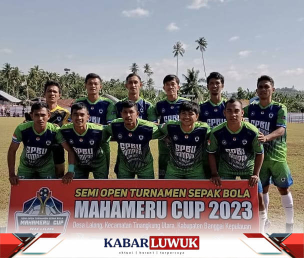 Tim SPBU Kompak Liang Melaju Ke Babak Final Kejuaraan Sepak Bola Mahameru Cup 2023 Bangkep