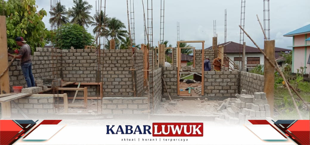 Pemdes Luk Peling Tengah Bangunan Gedung Penyimpanan Aset Desa