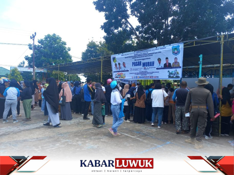 Dinas Perindag Sulteng Gelar Pasar Murah DiBangkep