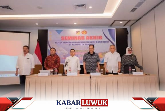 Buka Seminar Akhir Kajian Pemekaran Daerah Otonomi Baru (DOB), Bupati Amirudin : Ini Bukan Pemisahan Diri, Tapi Mendekatkan Diri Untuk Pelayanan Masyarakat!