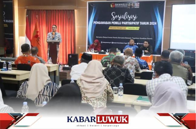 Bawaslu Provinsi Sulawesi Tengah menggelar sosialisasi pengawasan pemilu partisipatif di Kabupaten Banggai Laut, Jumat (8/9/2023). ANTARA/HO-Bawaslu Sulteng