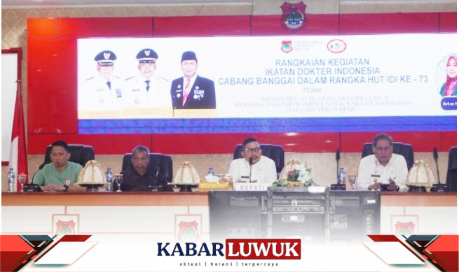 Bupati Banggai Ir. H. Amirudin menghadiri sekaligus membuka Kegiatan Sosialisasi Bantuan Hidup Dasar (BHD) dan Meraba Nadi Sendiri, Jum’at (29 September 2023).