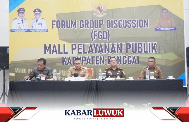 Bupati Banggai Buka FGD Mall Pelayanan Publik Tahun 2023