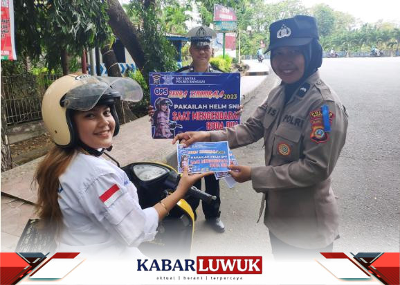 Operasi Zebra Tinombala 2023, Polres Banggai Gencar Kampanye Keselamatan Berkendara