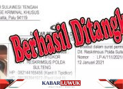 Buronan Tipikor Polda Sulteng Achmat Thamrin Berhasil Ditangkap di Luwuk