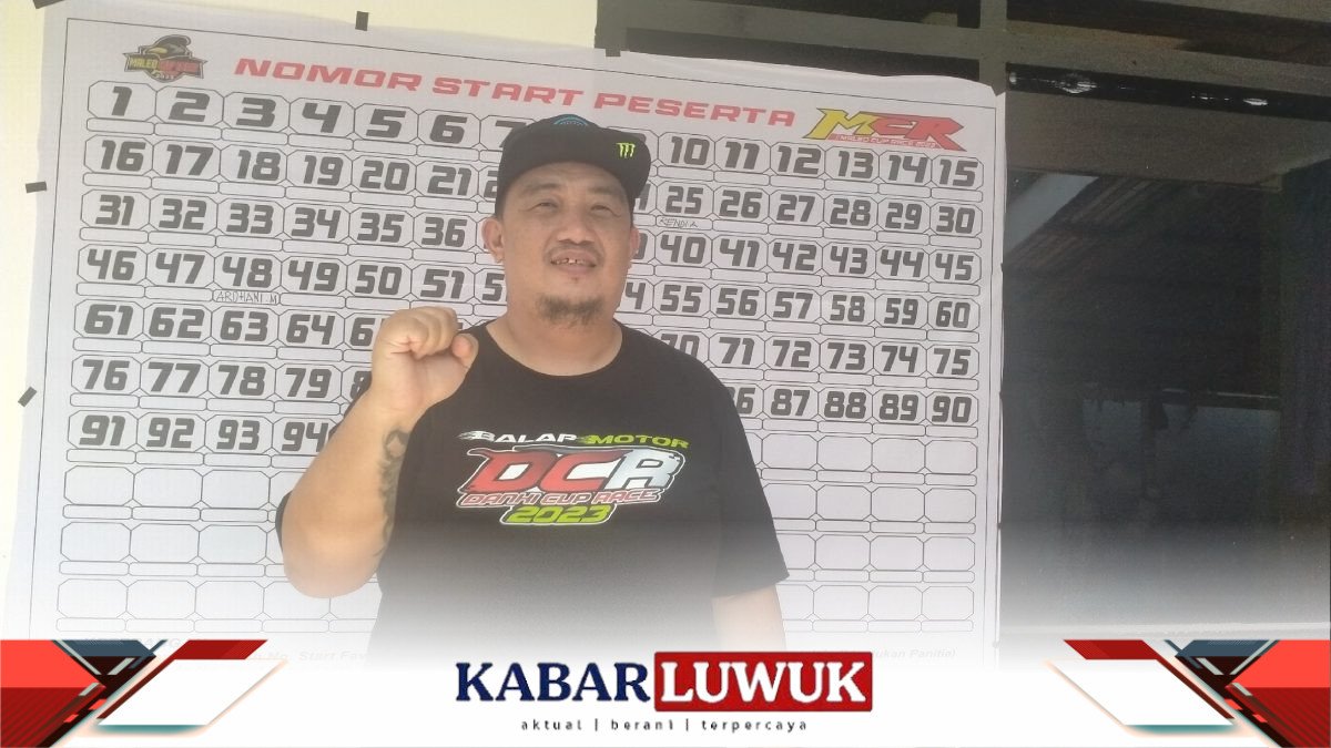 Ketua Panitia Maleo Cup Race 2023, Indra Rico