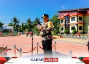 Kapolres Banggai Pimpin Apel Pasukan Operasi Mantap Brata 2023-2024 Untuk Pengamanan Pemilu 2024