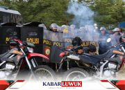 Polres Banggai Gelar Simulasi Sispamkota untuk Menjaga Kondusifitas Pemilu 2024