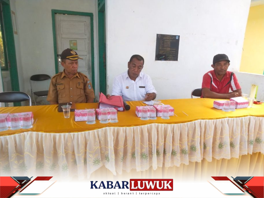 Pemdes Luk Laksanakan Musdes Penetapan Dan Pengesahan Rancangan RKP Desa TA 2024.