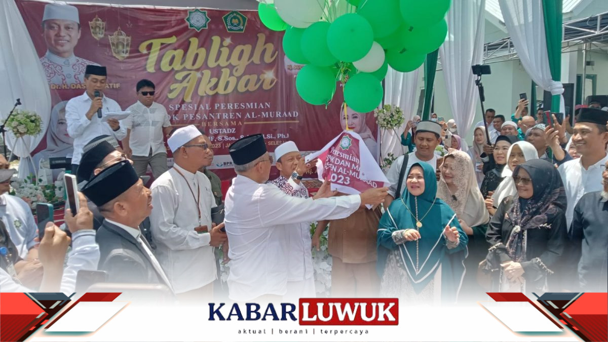 Wabup memberikan apresiasi tinggi atas kontribusi keluarga Murad dalam pembangunan daerah, terutama di bidang pendidikan