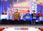 Kadiv Humas Polri Memimpin Awarding Night Polri Campus Creator Competition 2023