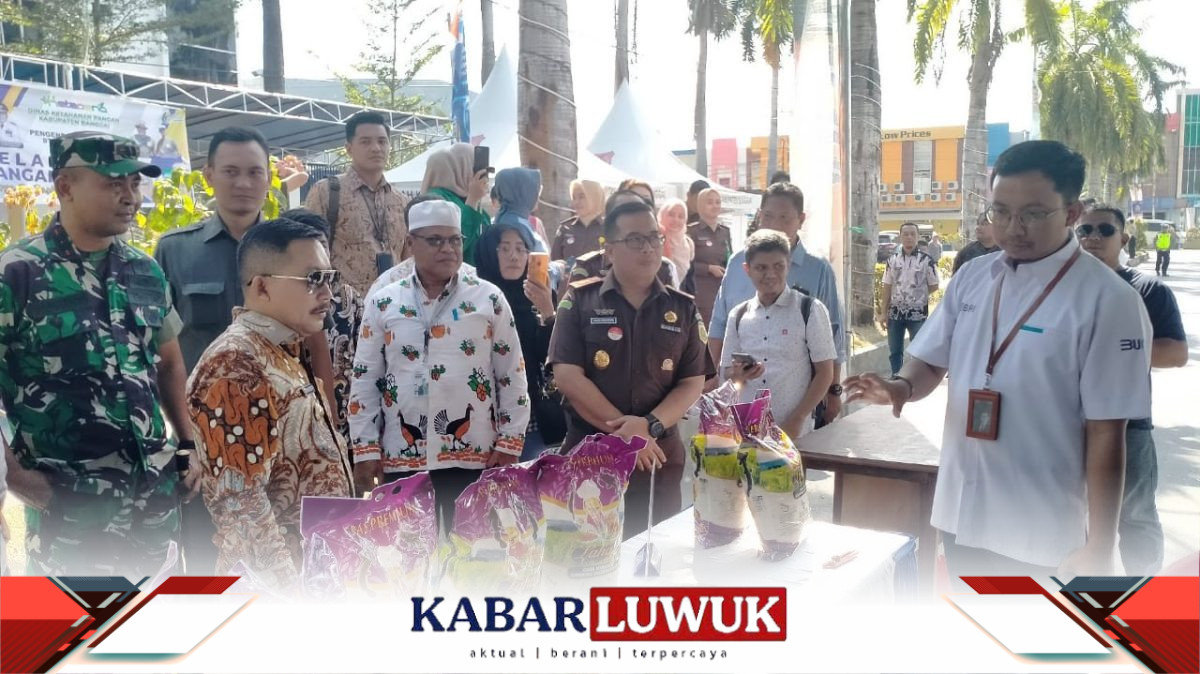 Bupati Banggai, Ir. H. Amiruddin, MM, memberikan apresiasi besar terhadap Kejaksaan Negeri Banggai atas inisiatif mereka dalam menyelenggarakan pangan murah